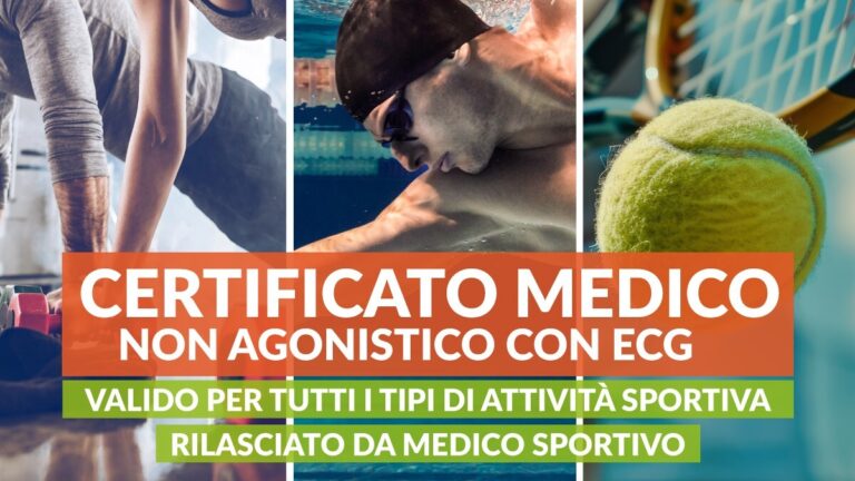 certificato medico non agonistico
