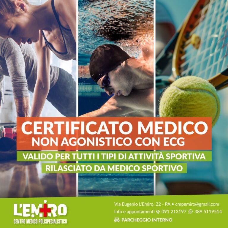 certificato medico non agonistico