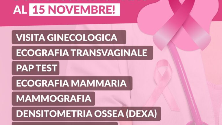 ticket promozionali prevenzione della donna